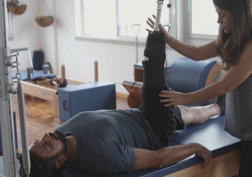 Rehabilitation and exercise equipment in a clinic setting